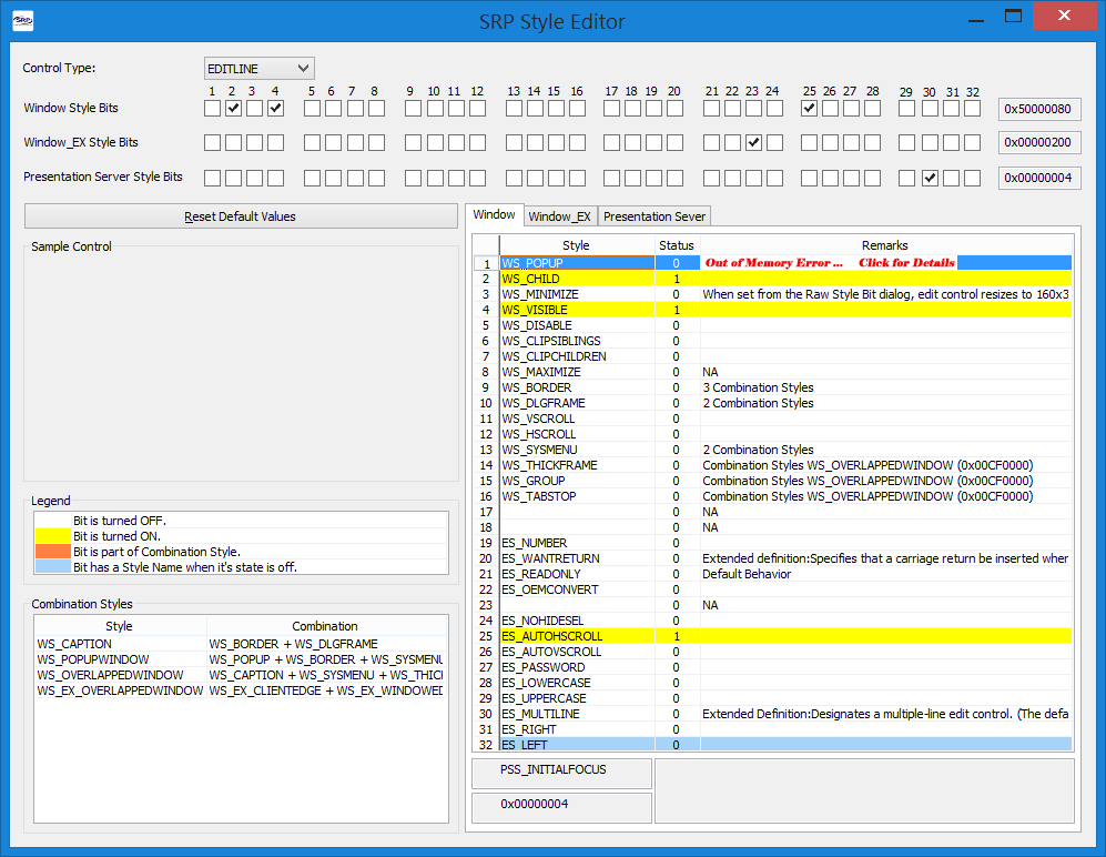 SRP Style Editor